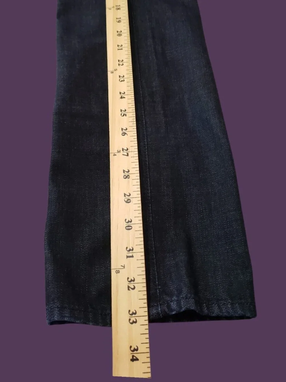 Vince Vm.212  Mens Slim-Fit Wash Denim Jeans Cotton Dark indigo Size 32